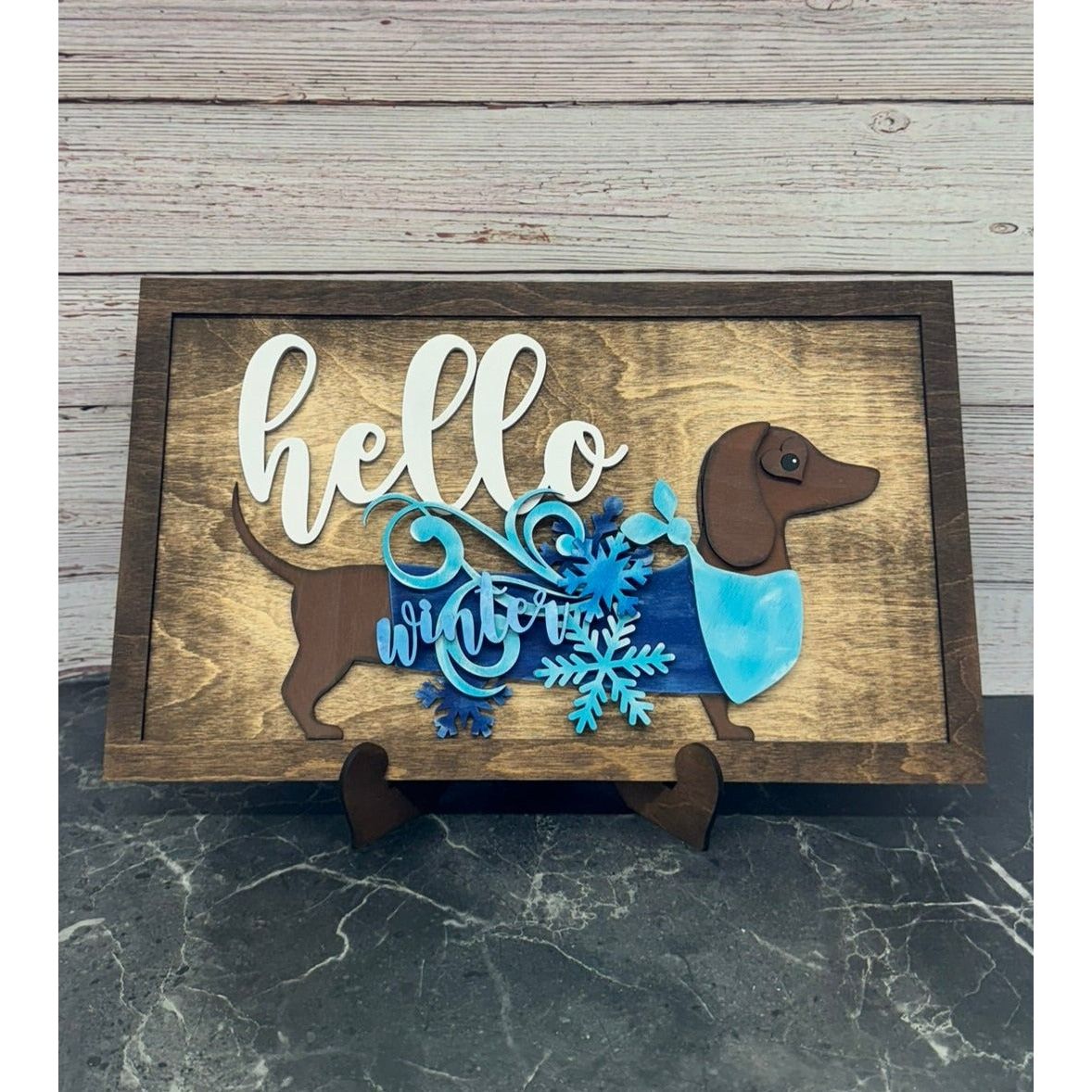 Dachshund Seasonal Interchangeable Sign