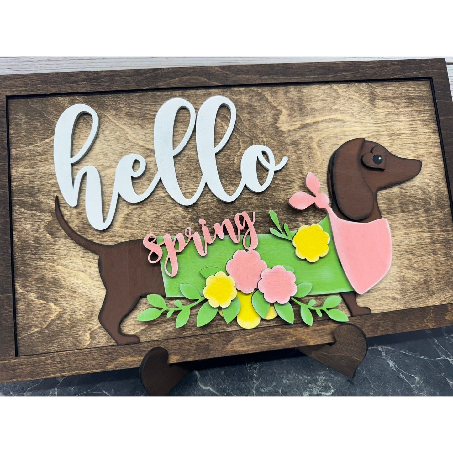 Dachshund Seasonal Interchangeable Sign