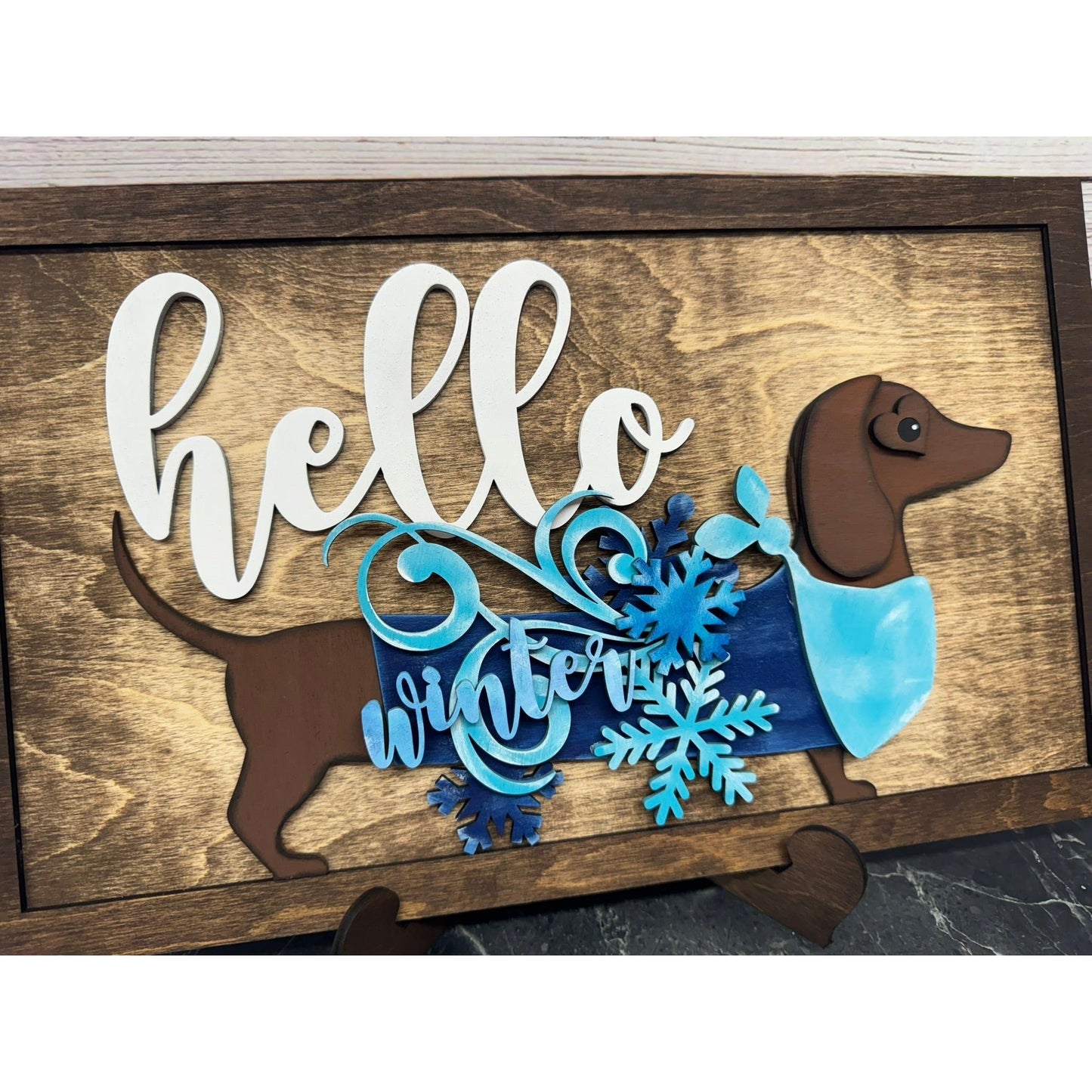 Dachshund Seasonal Interchangeable Sign