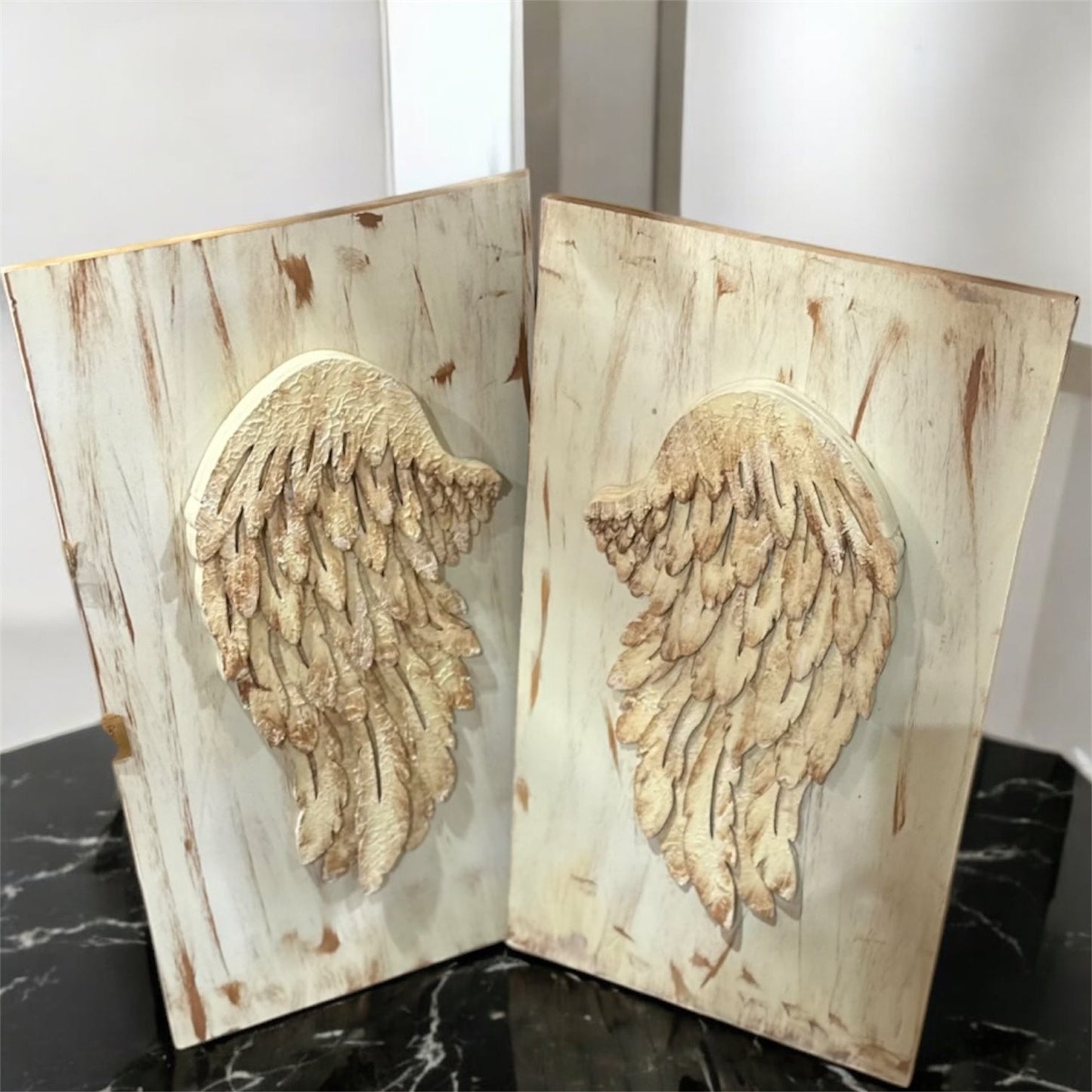 Distressed Feather Wing Wall Panels