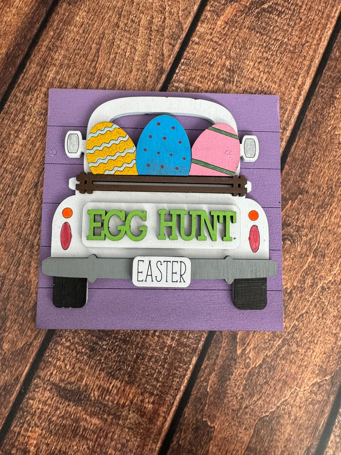 Egg Hunt Leaning Sandwich Board Tiles - Set 4 PC Interchangeable Leaning Sandwich Boards