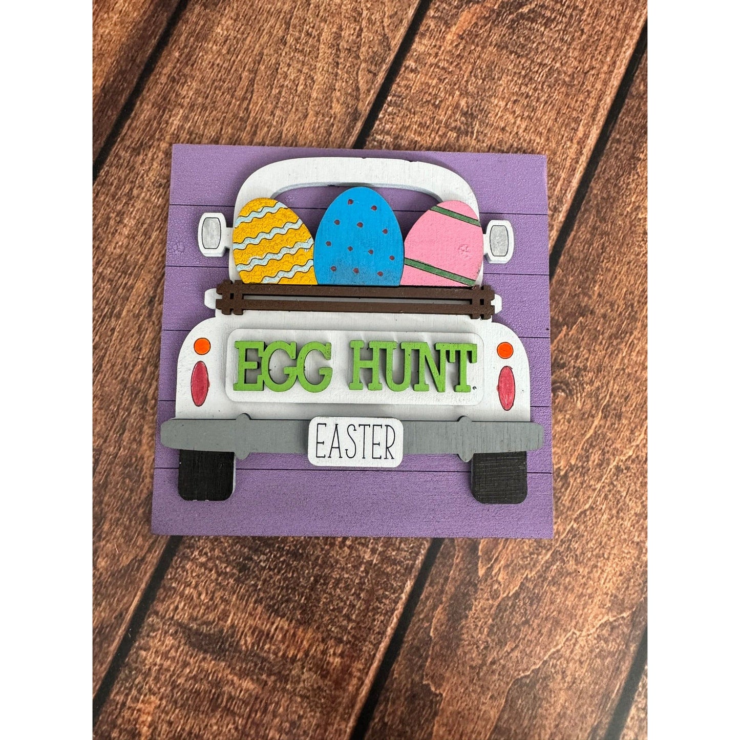 Egg Hunt Leaning Sandwich Board Tiles - Set 4 PC Interchangeable Leaning Sandwich Boards