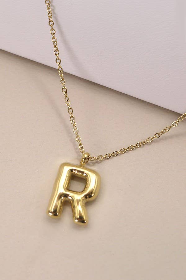 Elegant Initial Necklace 18K Stainless Steel , Durable Tarnish - Free Personalized Accessory, Thoughtful Gift for Women - Nifty Decor & More
