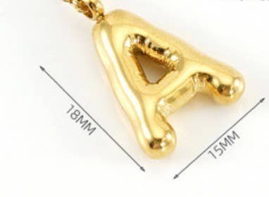 Elegant Initial Necklace 18K Stainless Steel , Durable Tarnish - Free Personalized Accessory, Thoughtful Gift for Women - Nifty Decor & More