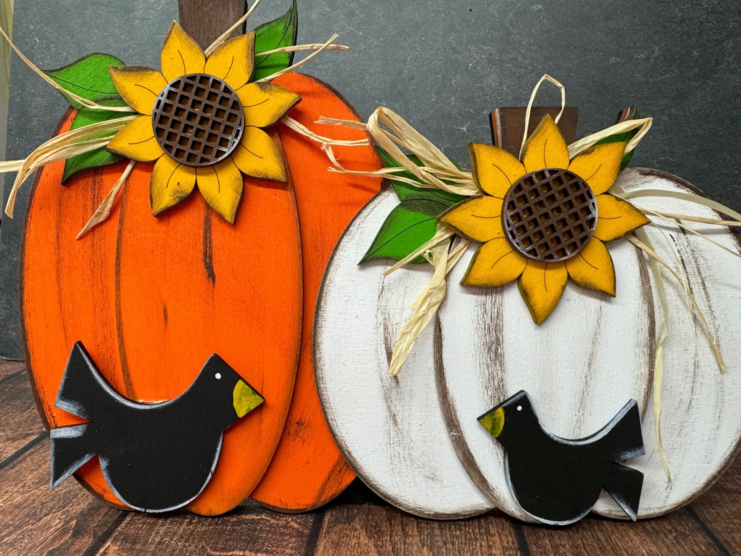 Fall Pumpkins & Crows