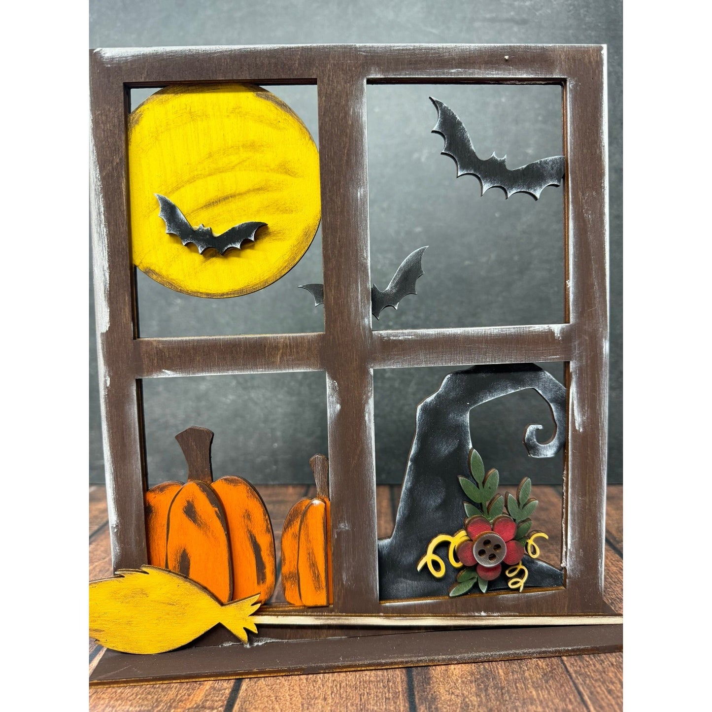 Fall Window Scene