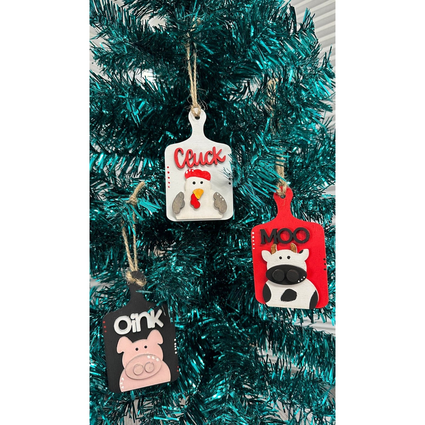 Farm Animal Ornaments - Nifty Decor & More
