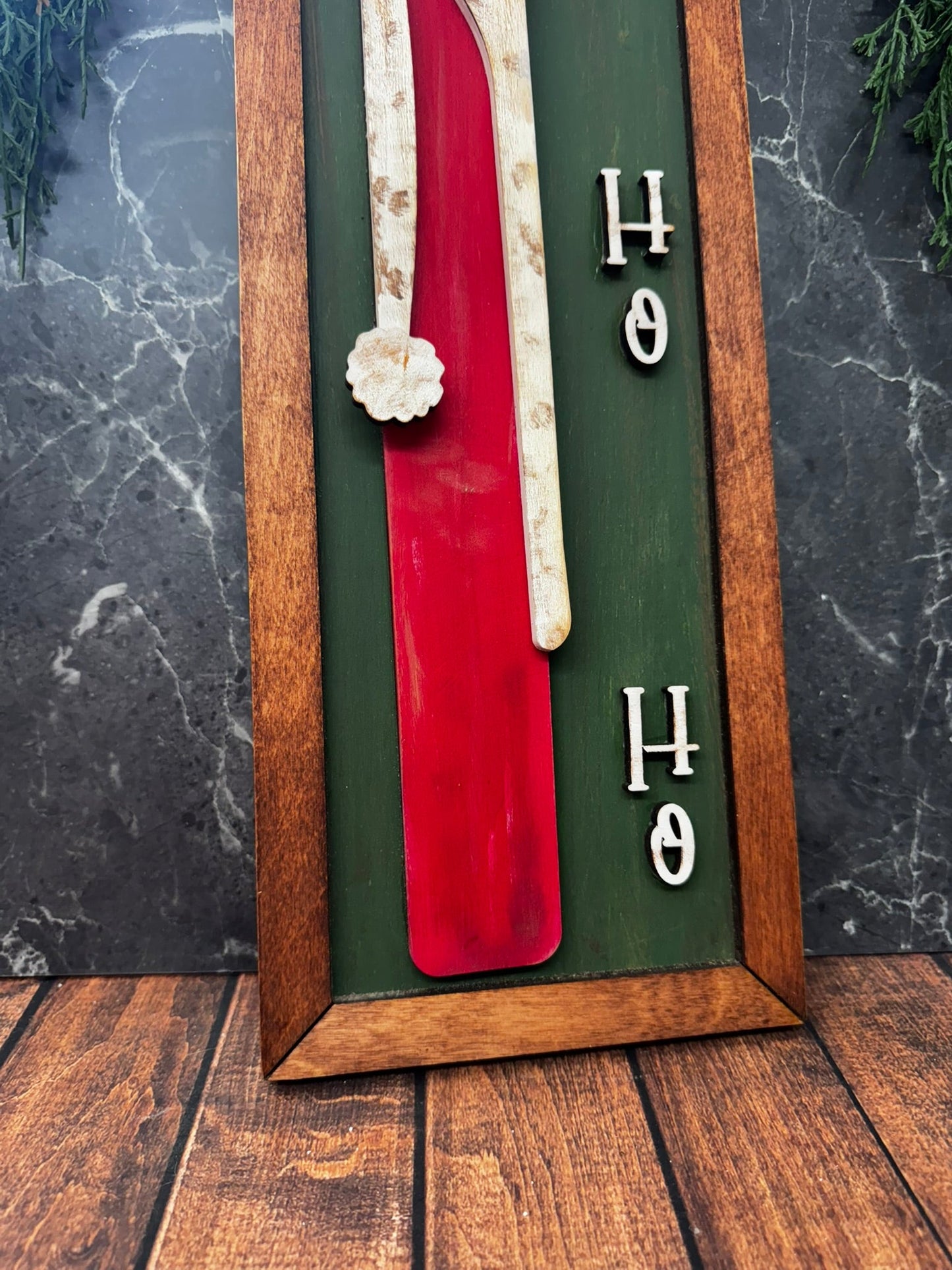 Farmhouse Skinny Santa Frame