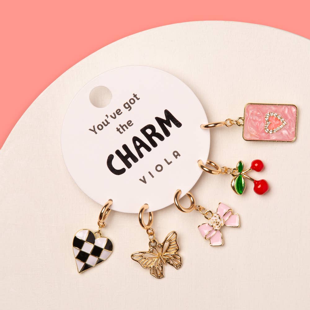 Fashion Theme Charm Set