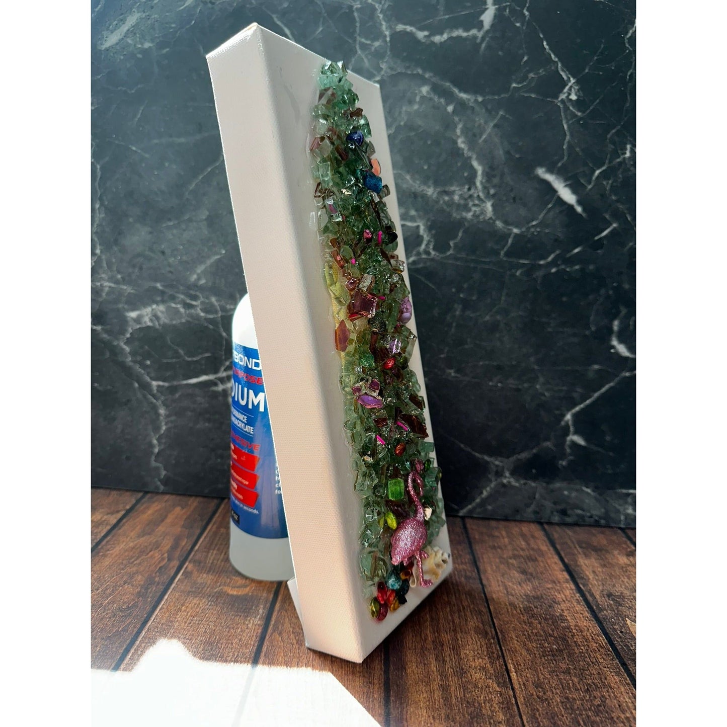 Flamingo Christmas Tree Resin Frame - Nifty Decor & More