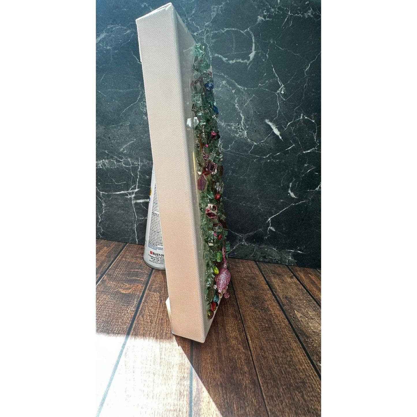 Flamingo Christmas Tree Resin Frame - Nifty Decor & More