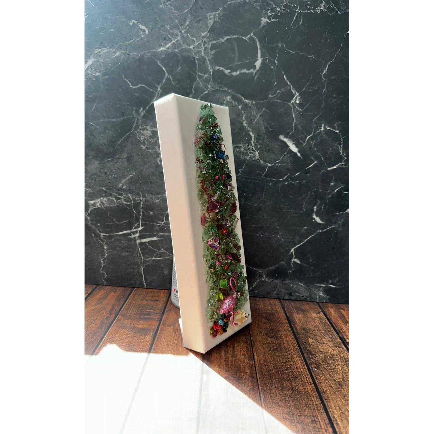 Flamingo Christmas Tree Resin Frame - Nifty Decor & More