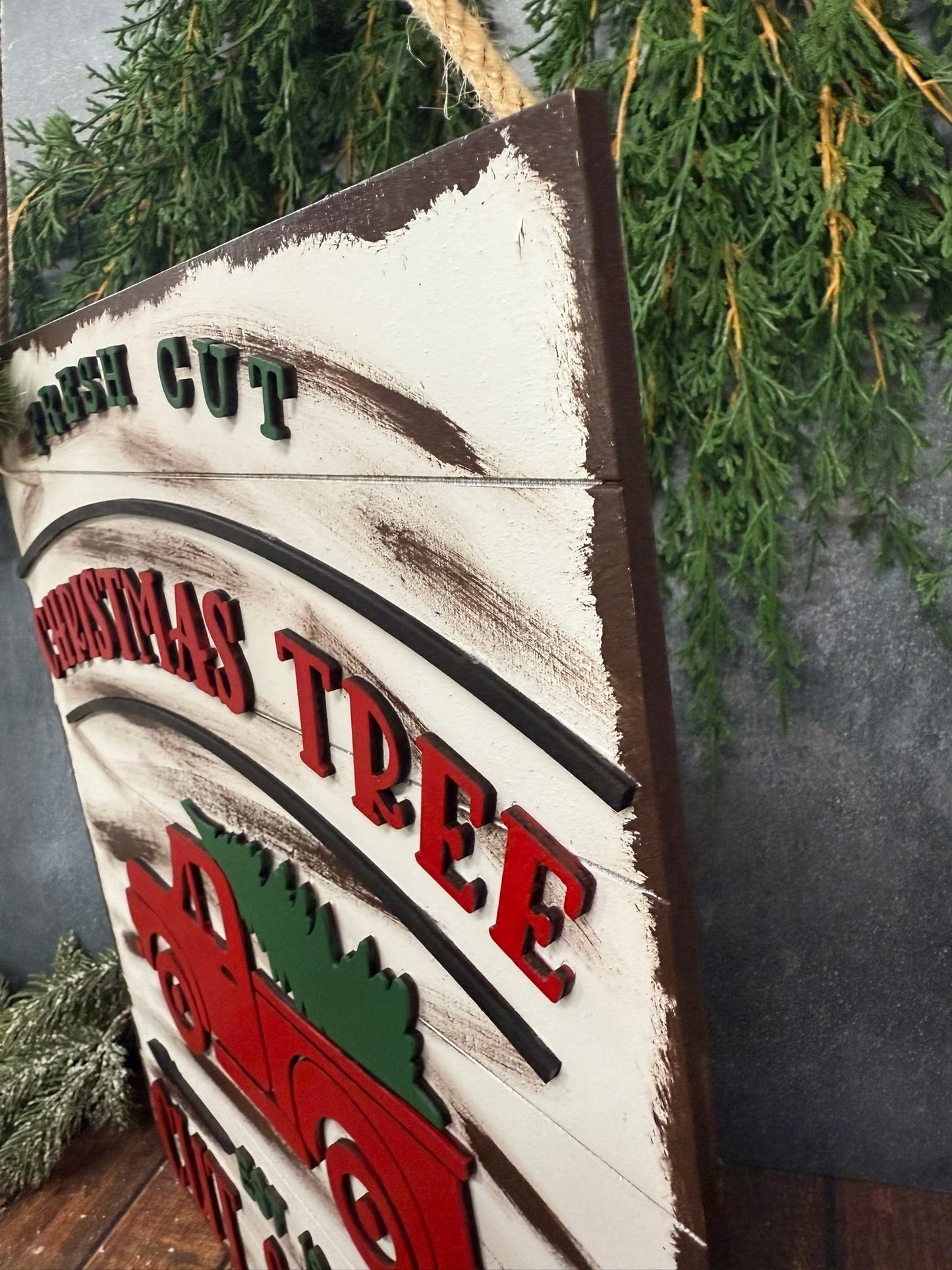 Fresh Cut Christmas Tree Truck - Nifty Decor & More