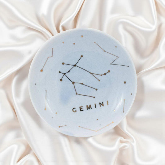Gemini Zodiac Jewelry Dish - (May 21 - June 20) Ring Dishes & Trays
