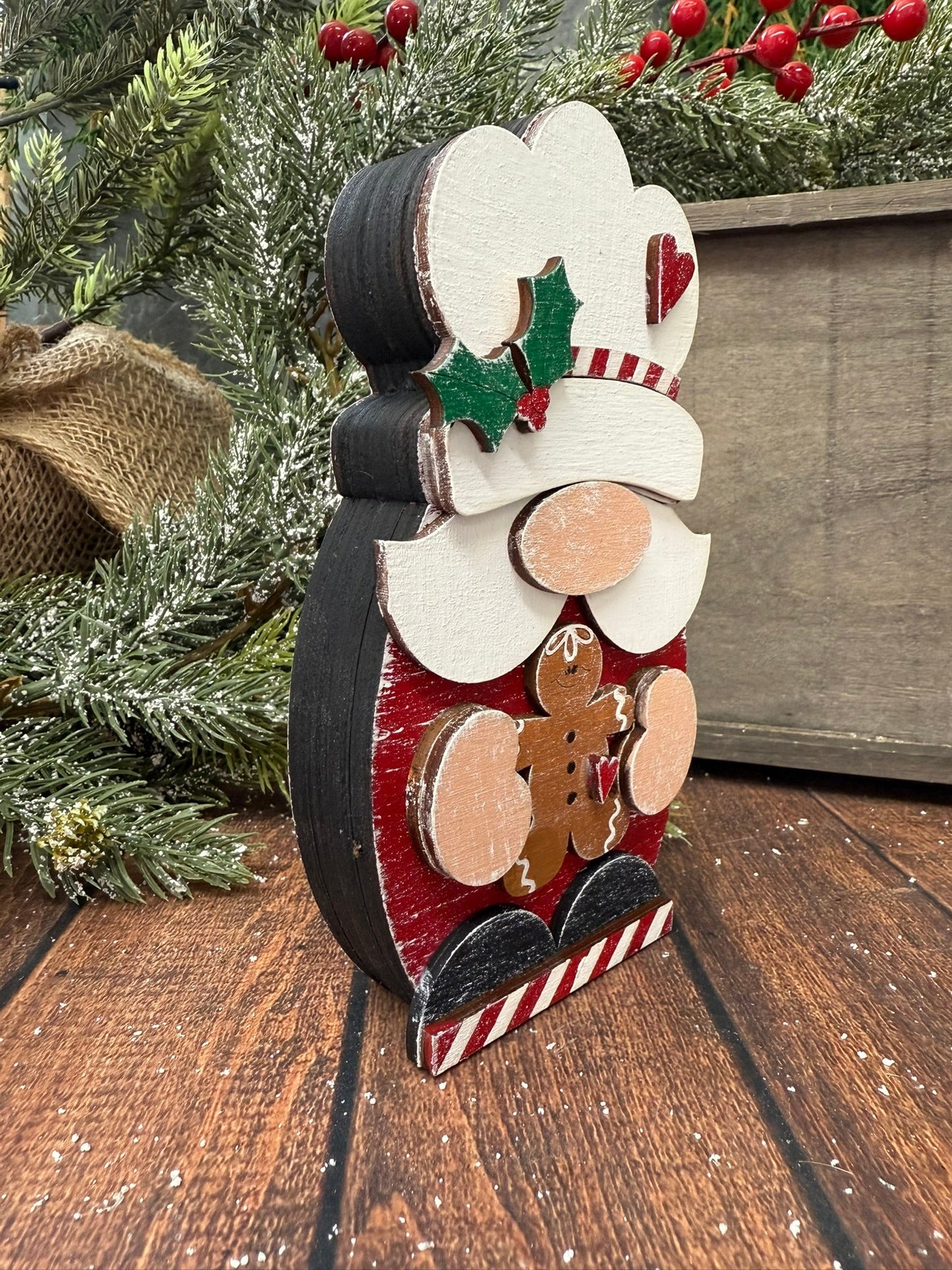 Gingerbread Baker Mini Gnome - Nifty Decor & More