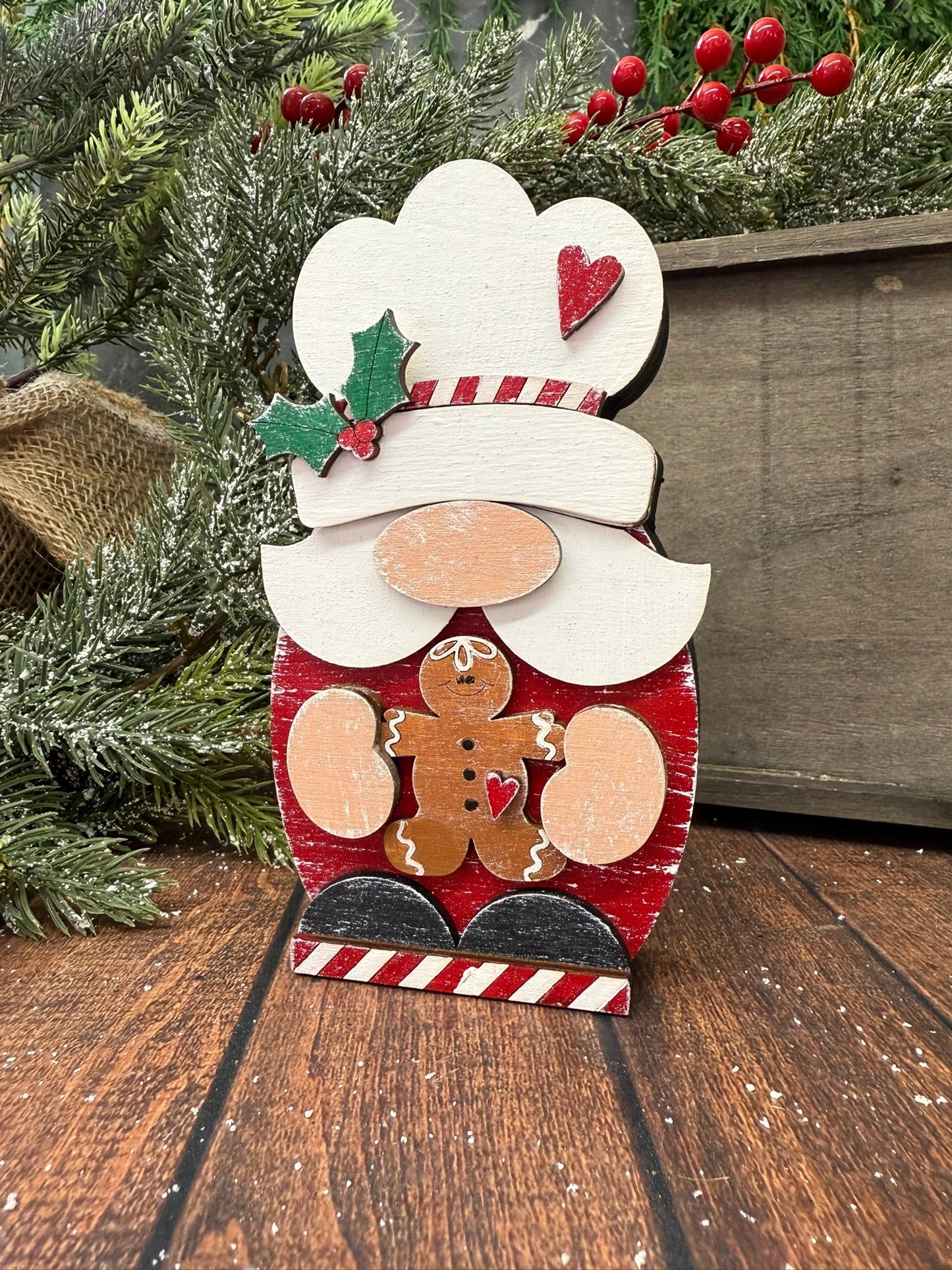 Gingerbread Baker Mini Gnome - Nifty Decor & More
