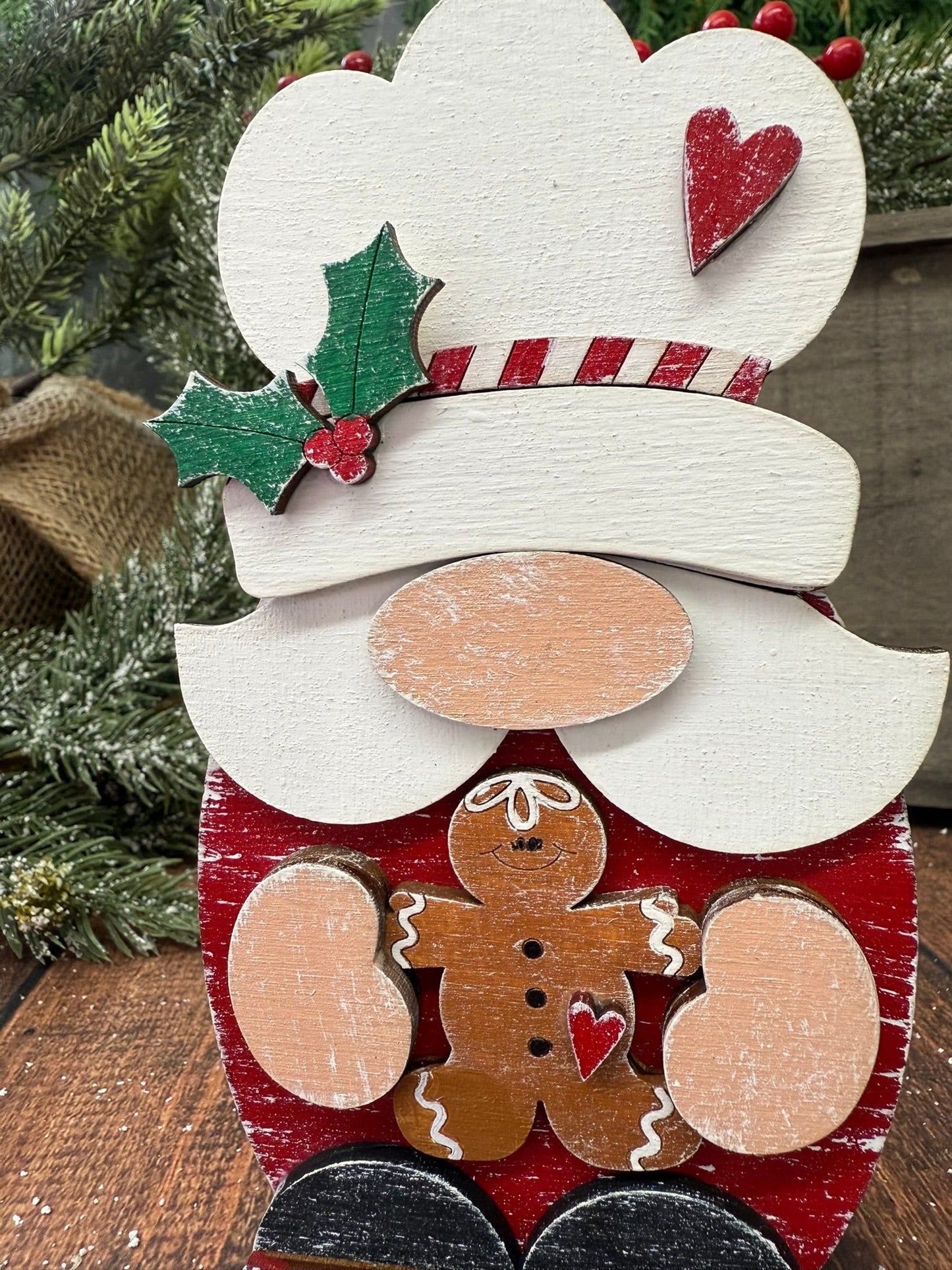 Gingerbread Baker Mini Gnome - Nifty Decor & More