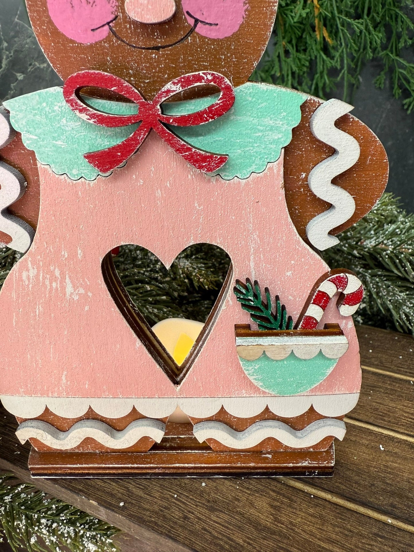 Gingerbread Boy & Girl Votive - Nifty Decor & More