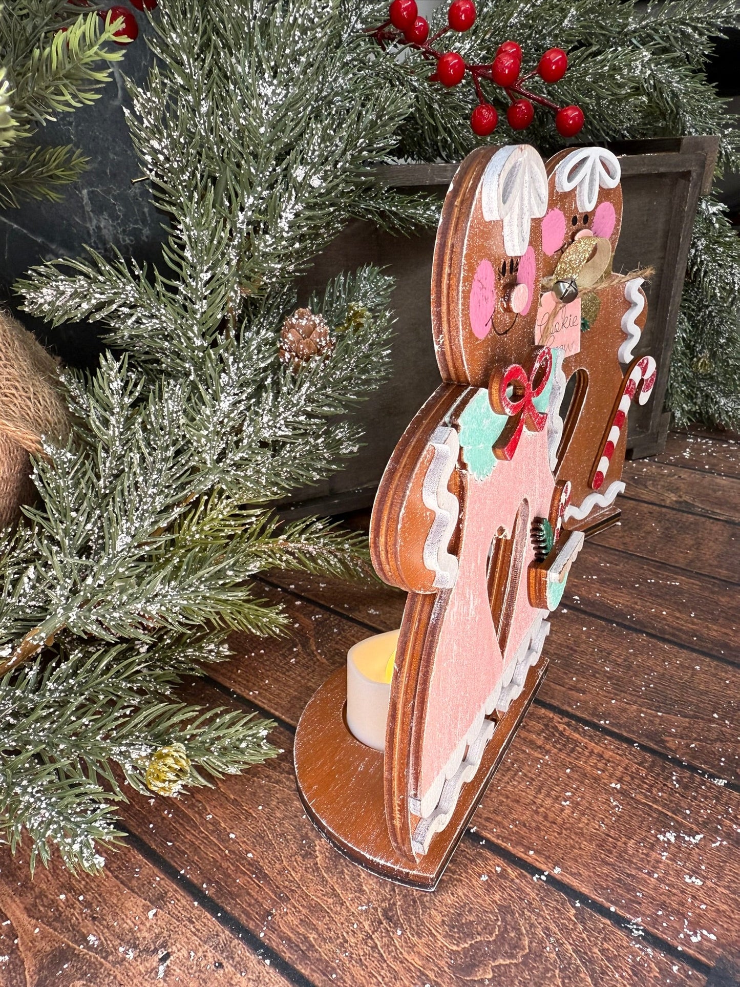 Gingerbread Boy & Girl Votive - Nifty Decor & More