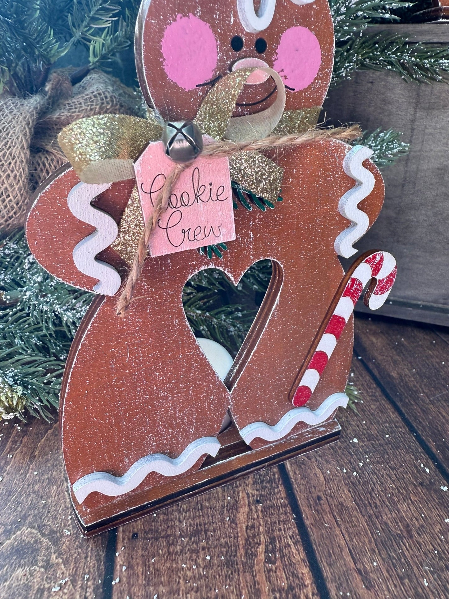 Gingerbread Boy & Girl Votive - Nifty Decor & More