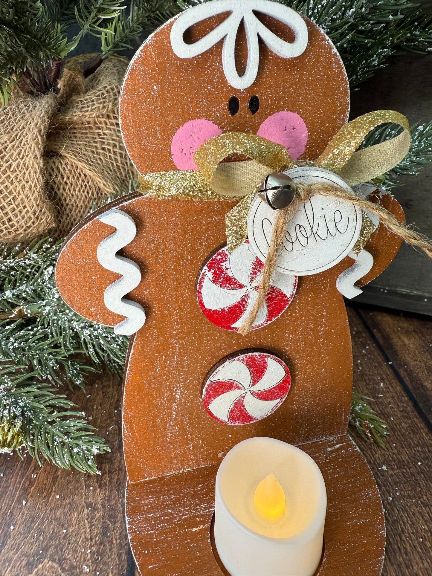 Gingerbread Votive Set - Nifty Decor & More