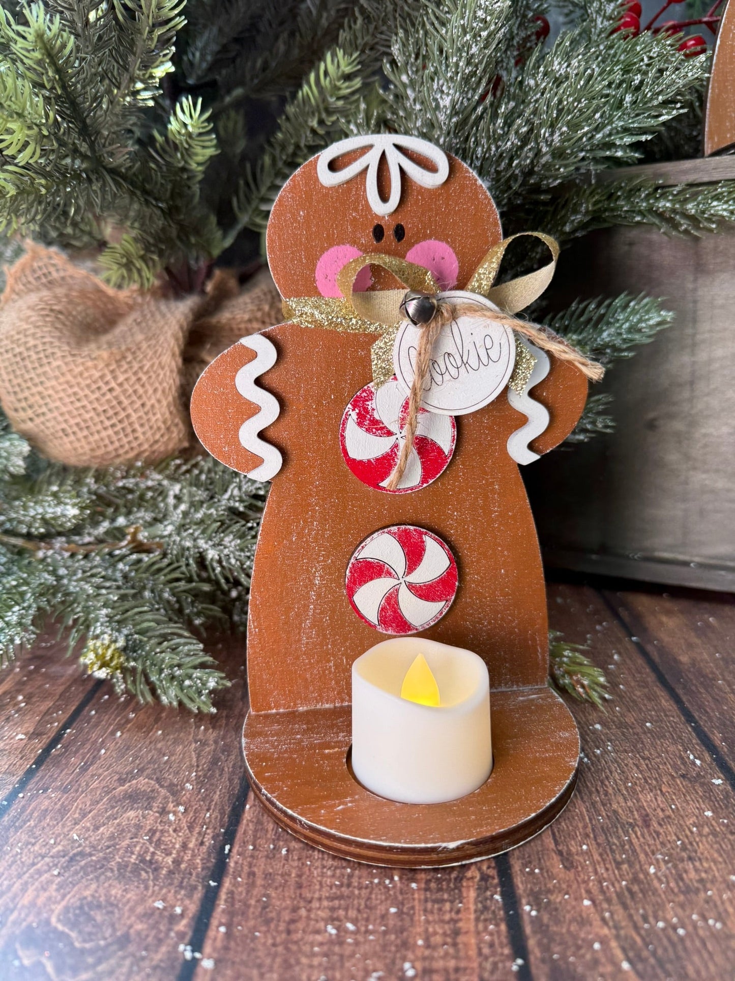 Gingerbread Votive Set - Nifty Decor & More