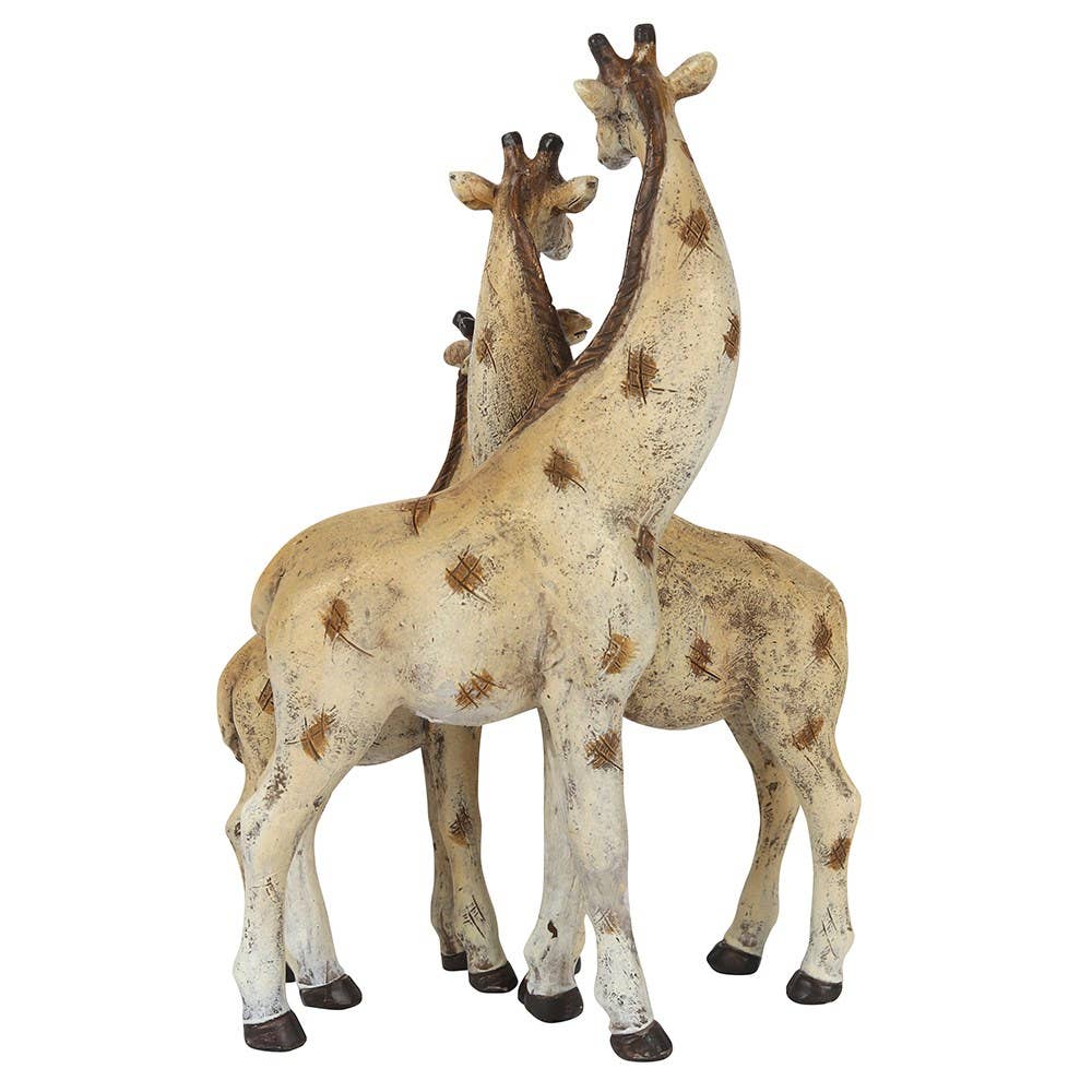 Giraffe Family Figurine - Resin Anniversary Gift for Couples, Families - Unique Home Decor & Keepsake Table decor
