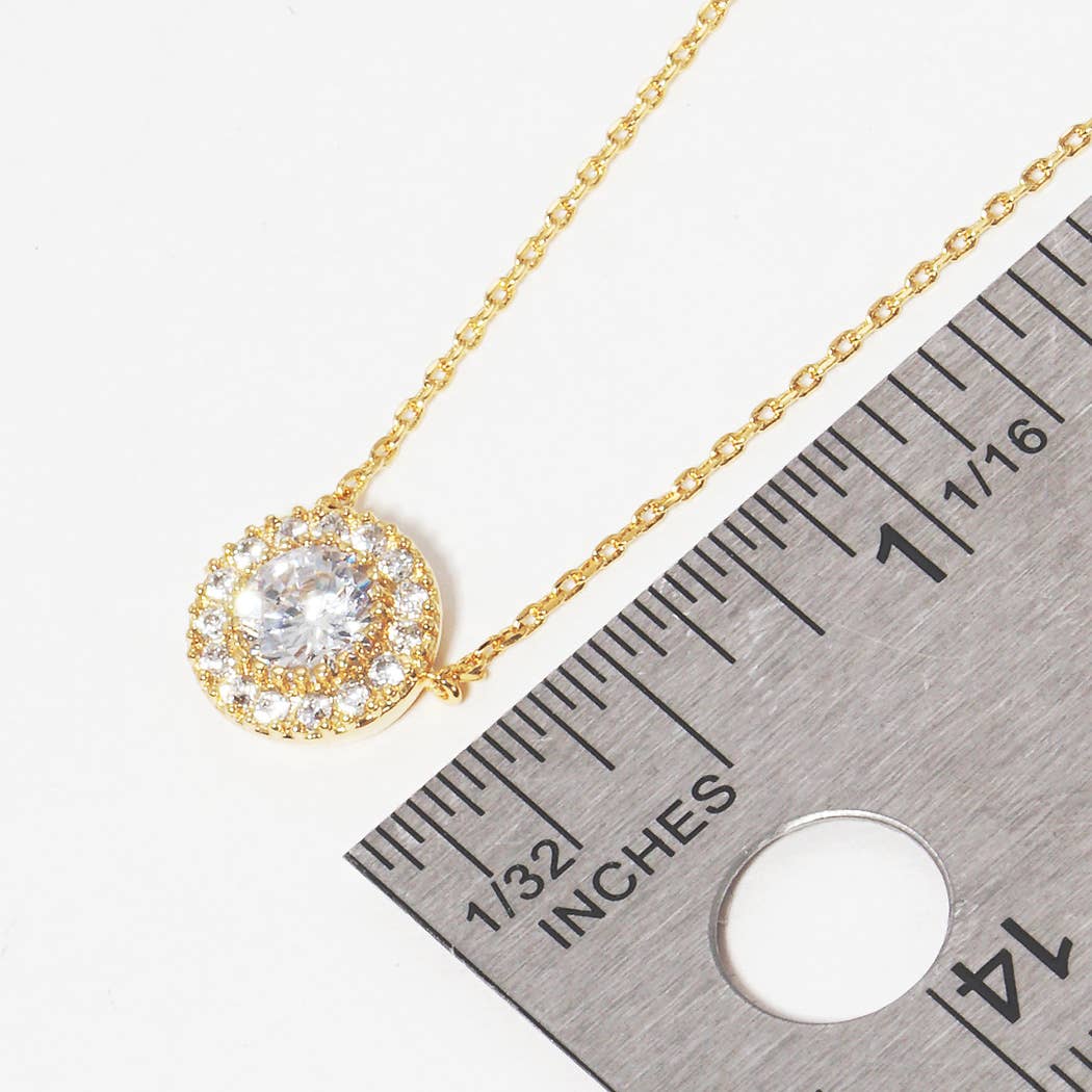 Bridesmaid Necklace Gold-Dipped