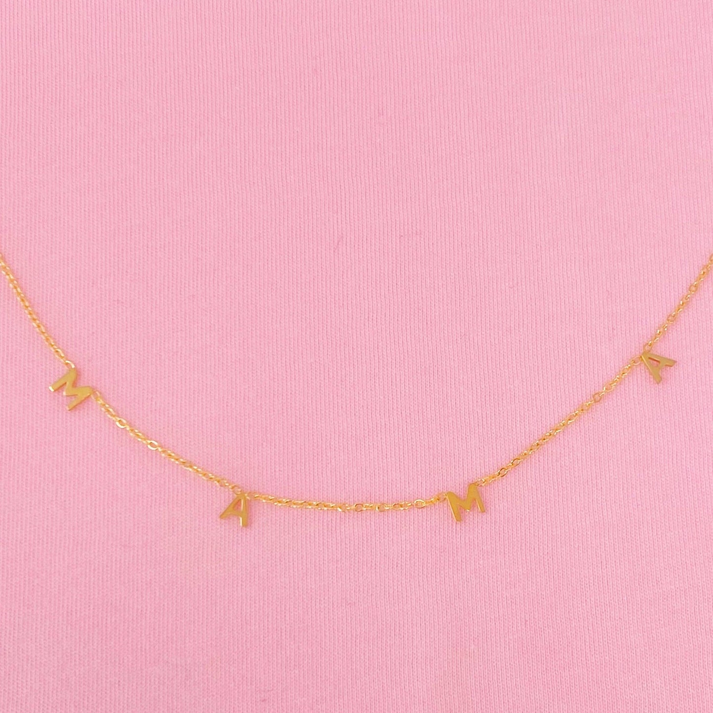 Golden Mama Necklace, Chic Gold Jewelry to Celebrate Motherhood, Ideal Gift for Mom or Baby Shower - Nifty Decor & More