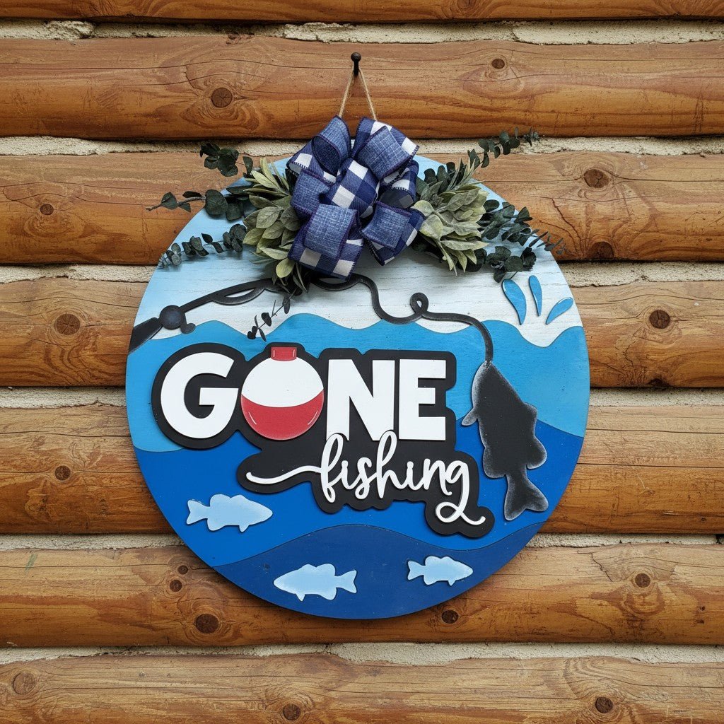 Gone Fishing Sign - Nifty Decor & More