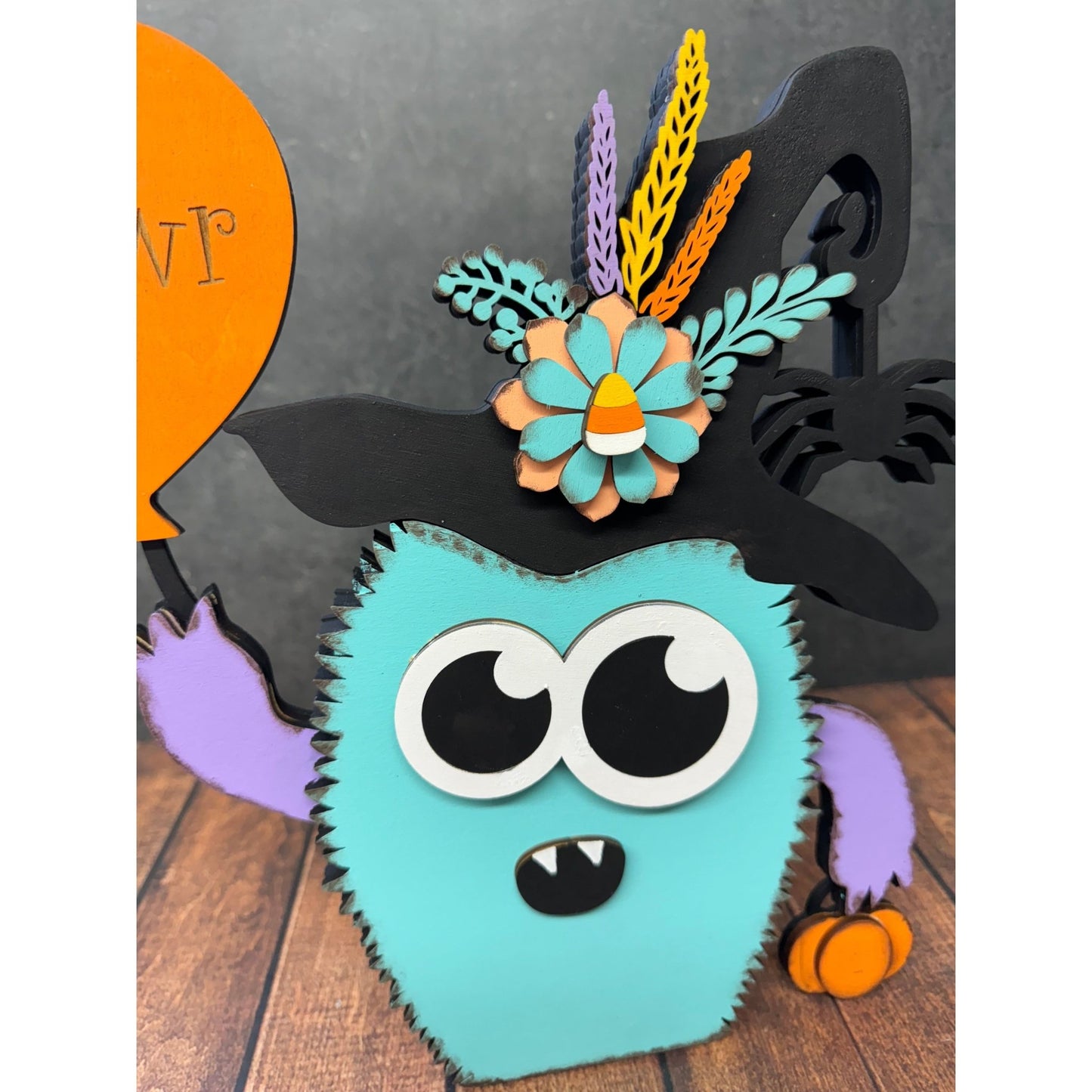Googly Eyed Monsters Blue Monster