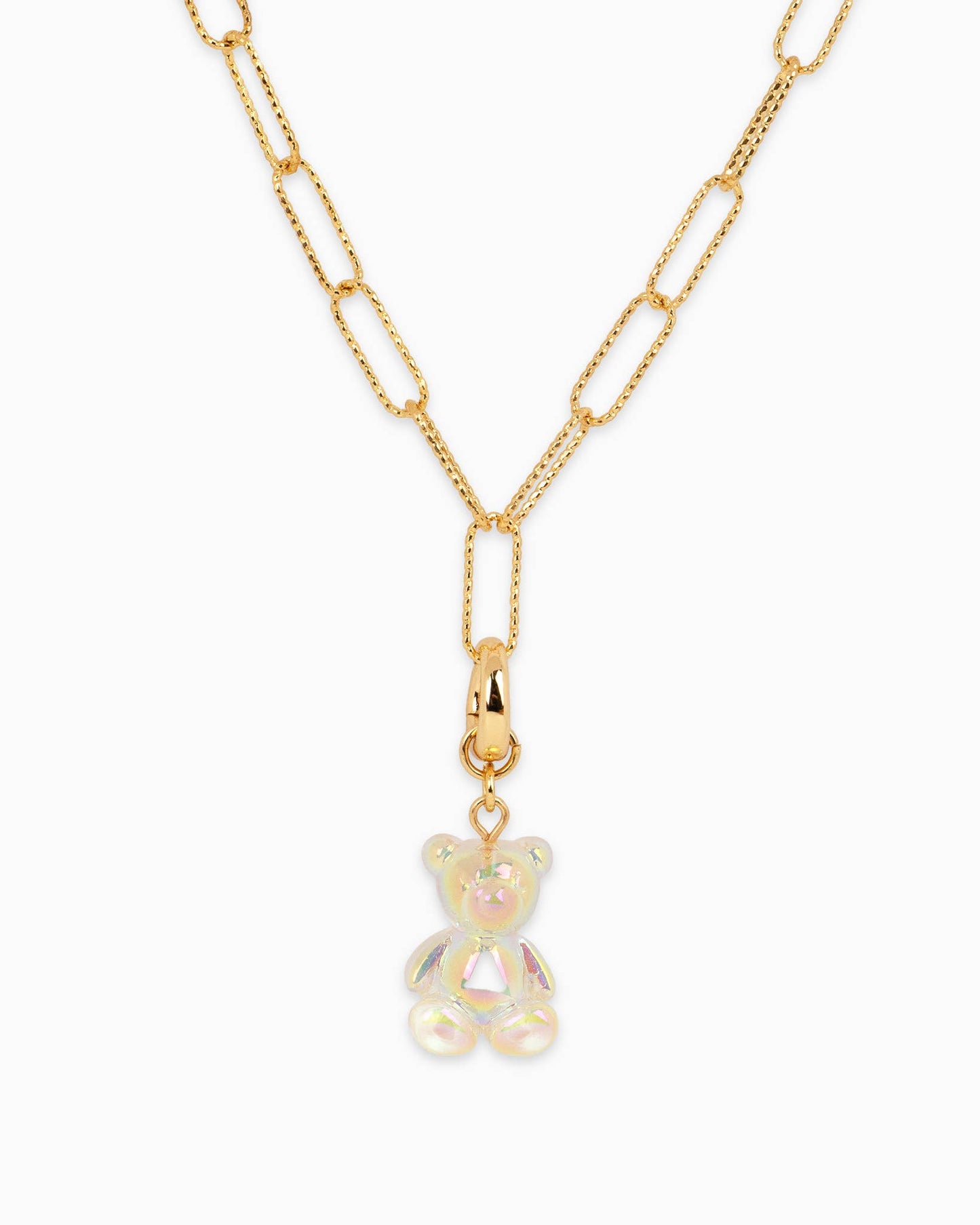 Gummy Bear Jewelry Charm in Transparent Resin, Adorable Playful Accessory for Jewelry DIY, Fun Gift Idea for Kids and Young Adults - Nifty Decor & More