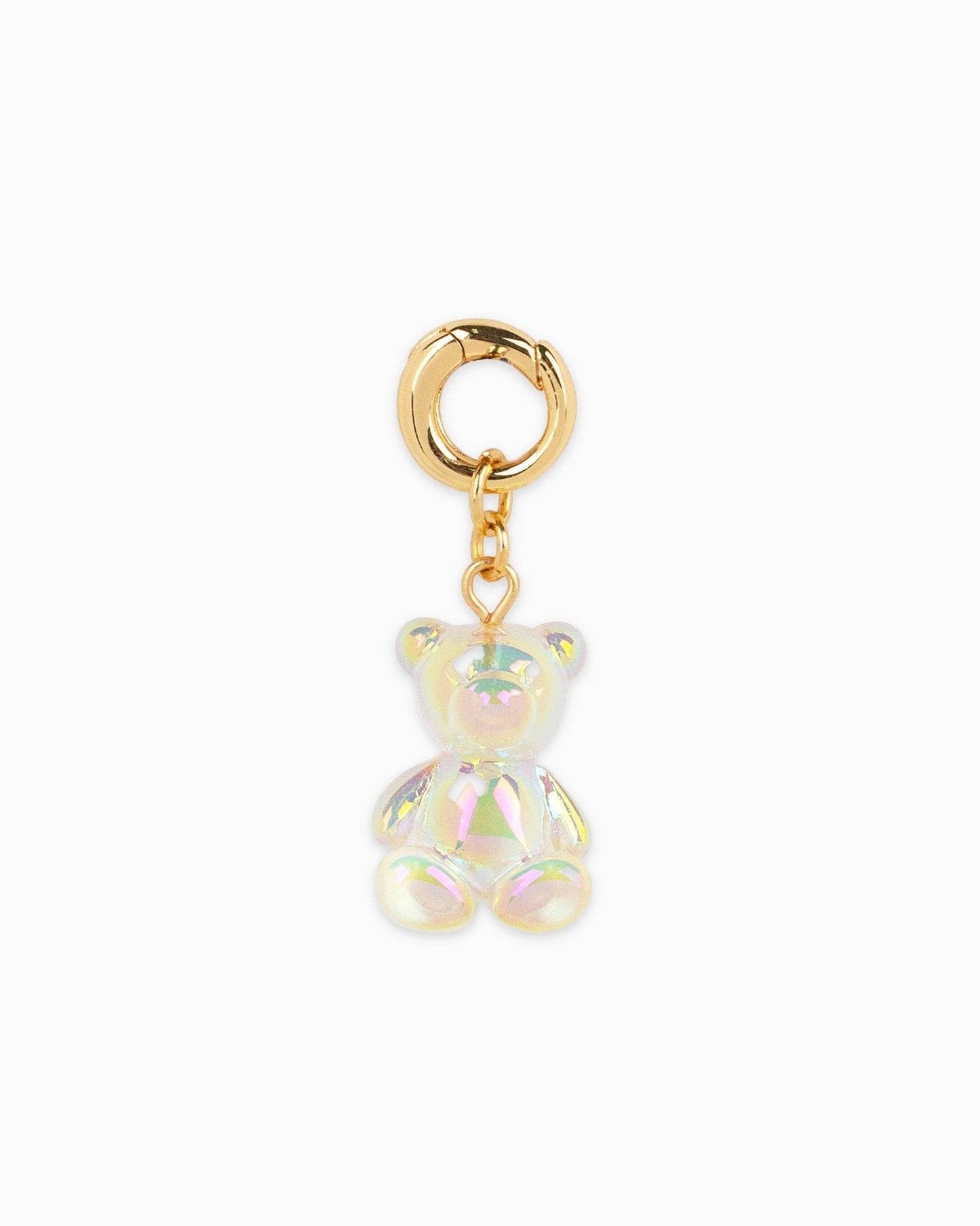 Gummy Bear Jewelry Charm in Transparent Resin, Adorable Playful Accessory for Jewelry DIY, Fun Gift Idea for Kids and Young Adults - Nifty Decor & More