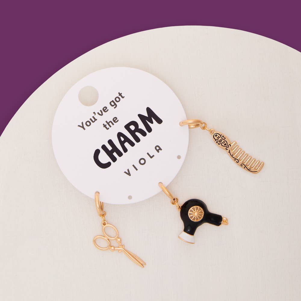 Hairstylist Charm Set