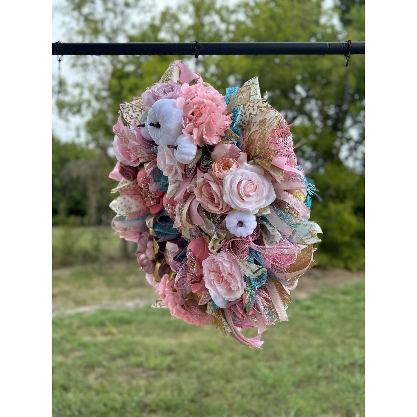 Halloween Skull Wreath