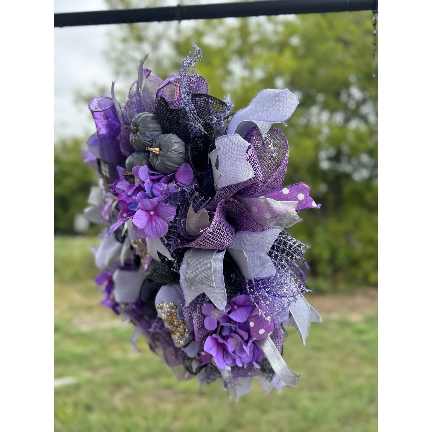 Halloween Skull Wreath