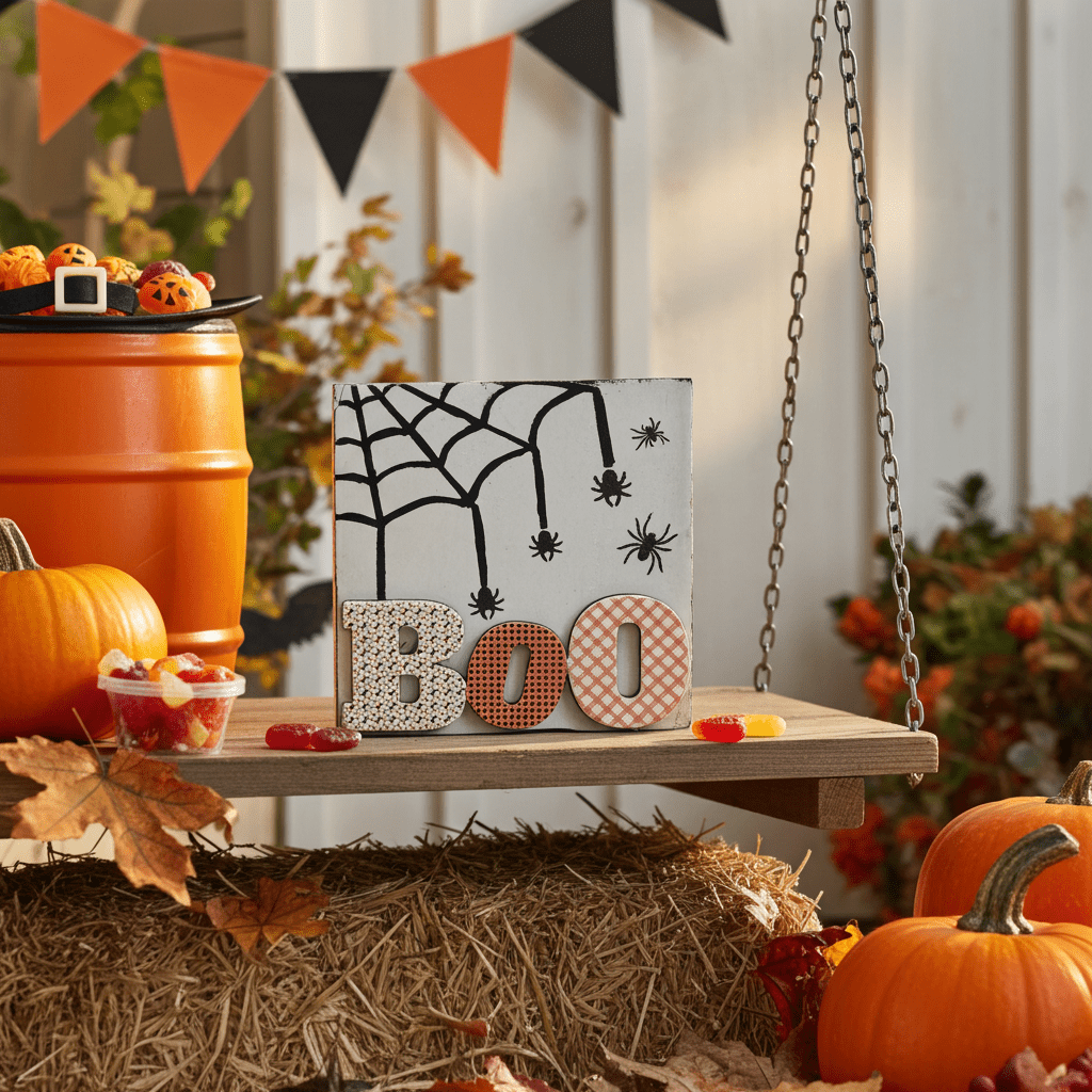 Hand-Painted Halloween Tabletop Decor - Nifty Decor & More