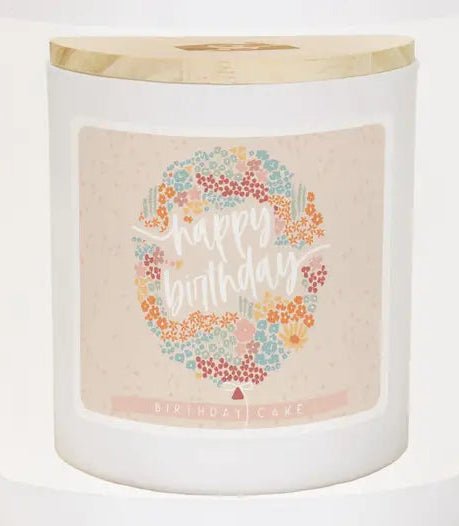 Happy Birthday Balloon - Birthday Cake - Candles - Nifty Decor & More