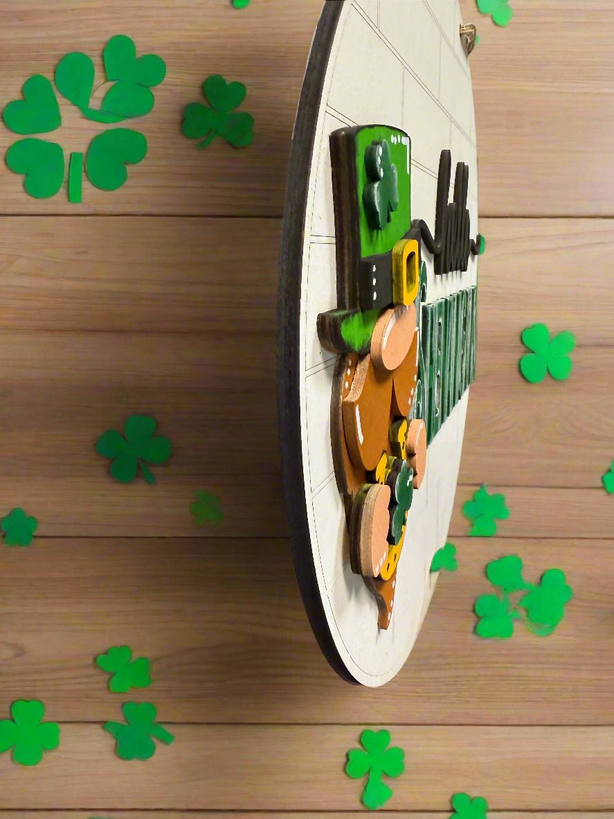 Hello Shenanigans Wall Hanger St. Patrick's Day Wall Hanger