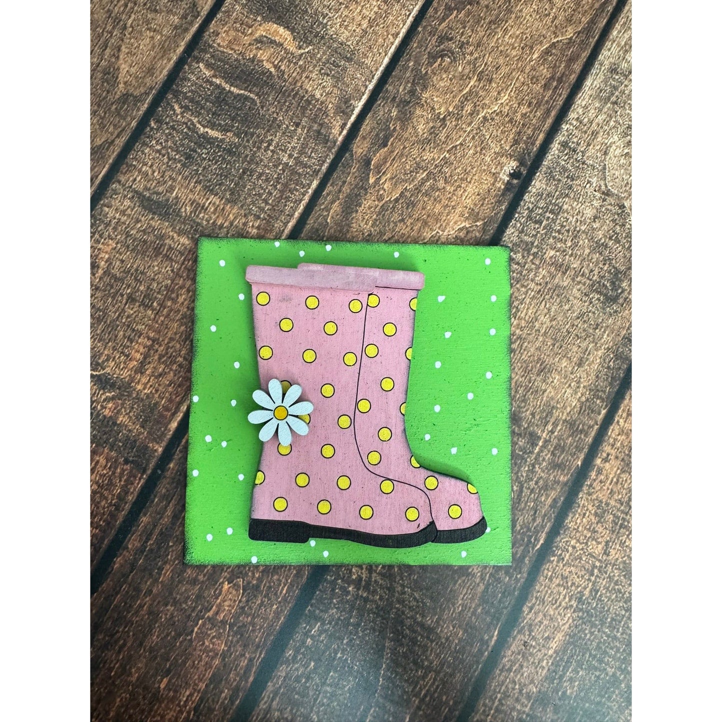 Hello Sunshine Leaning Sandwich Board Tiles - Set 4 PC Interchangeable Leaning Sandwich Boards