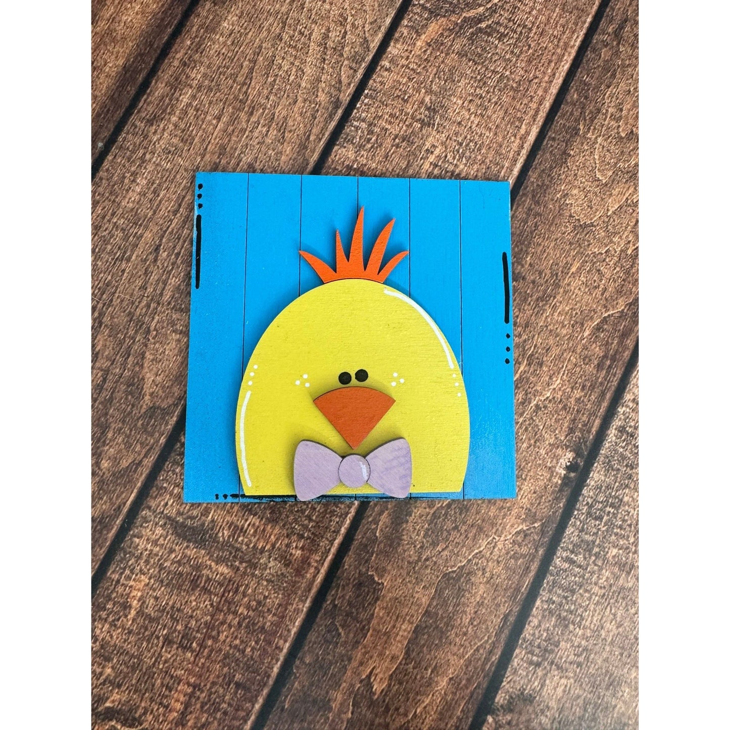 Hoppy Easter Leaning Sandwich Board Tiles - Set 4 PC Interchangeable Leaning Sandwich Boards