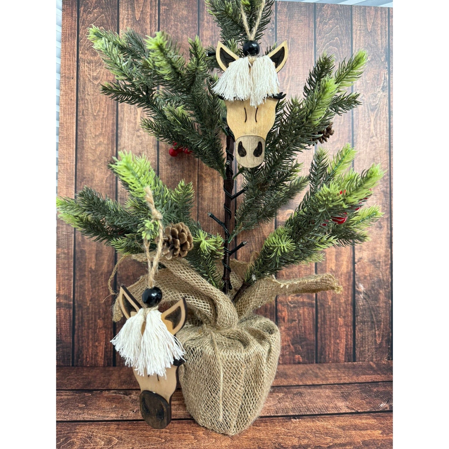 Horse Macrame Ornament - Nifty Decor & More