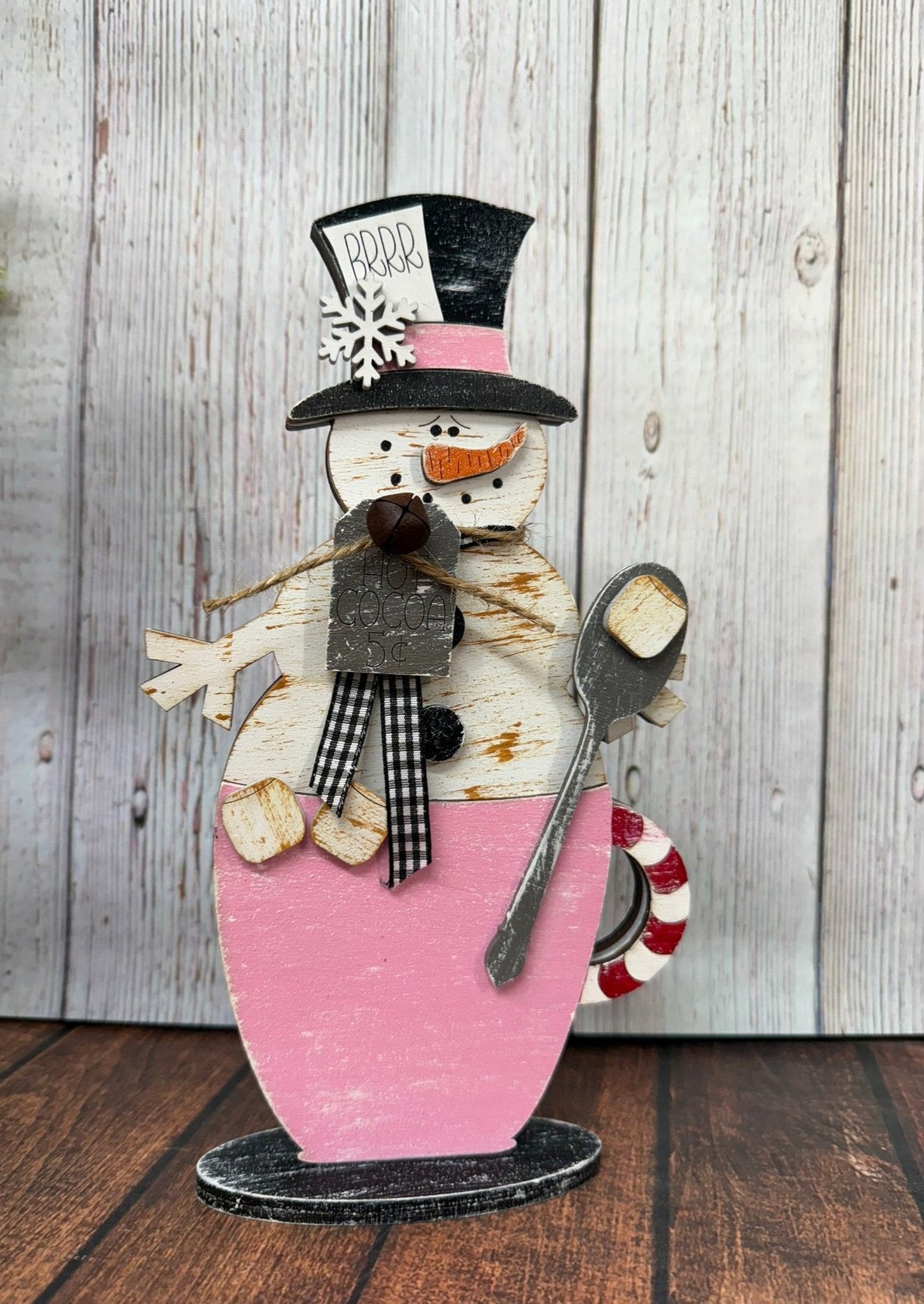 Hot Cocoa Snowman - Nifty Decor & More