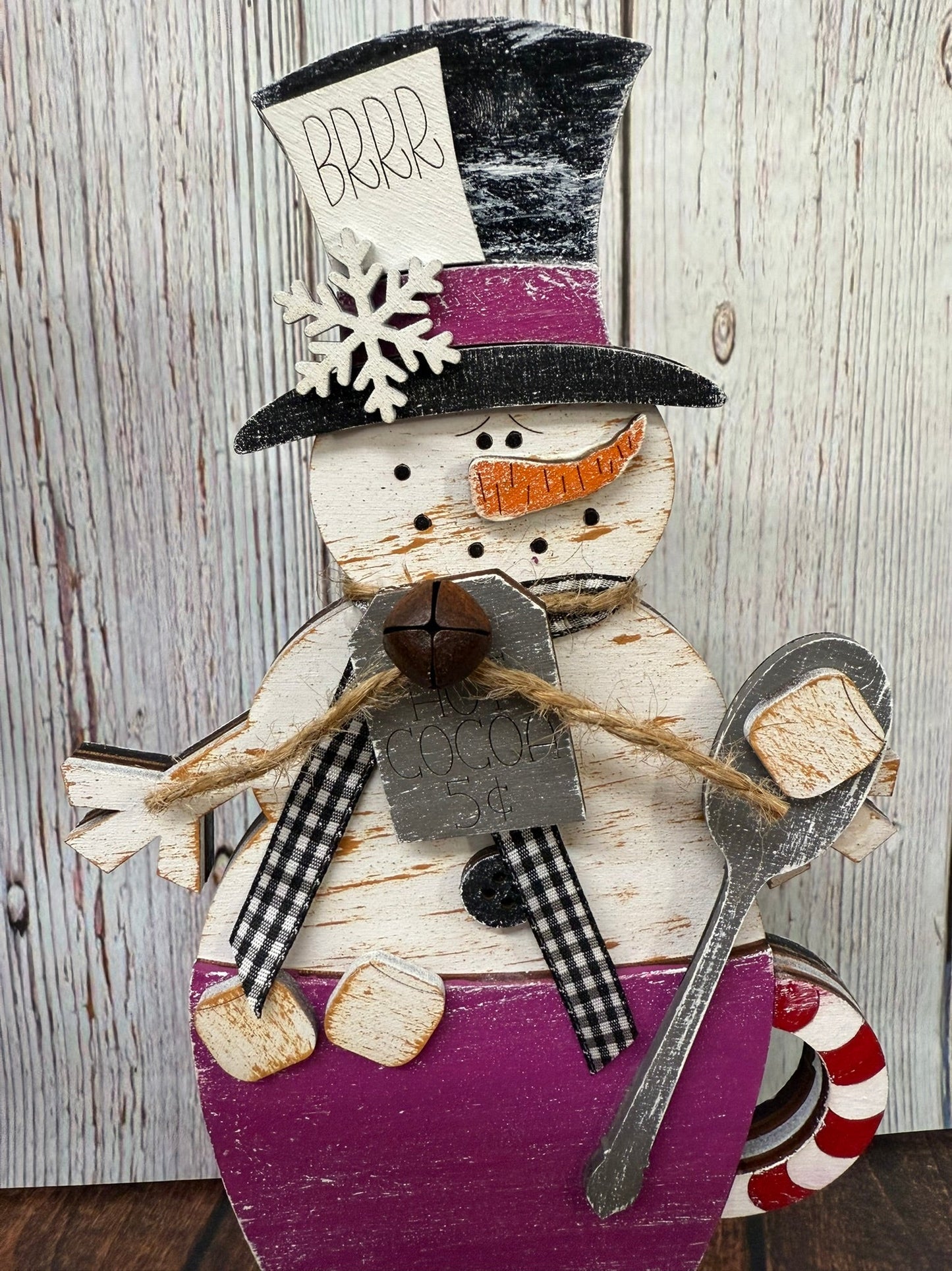 Hot Cocoa Snowman - Nifty Decor & More