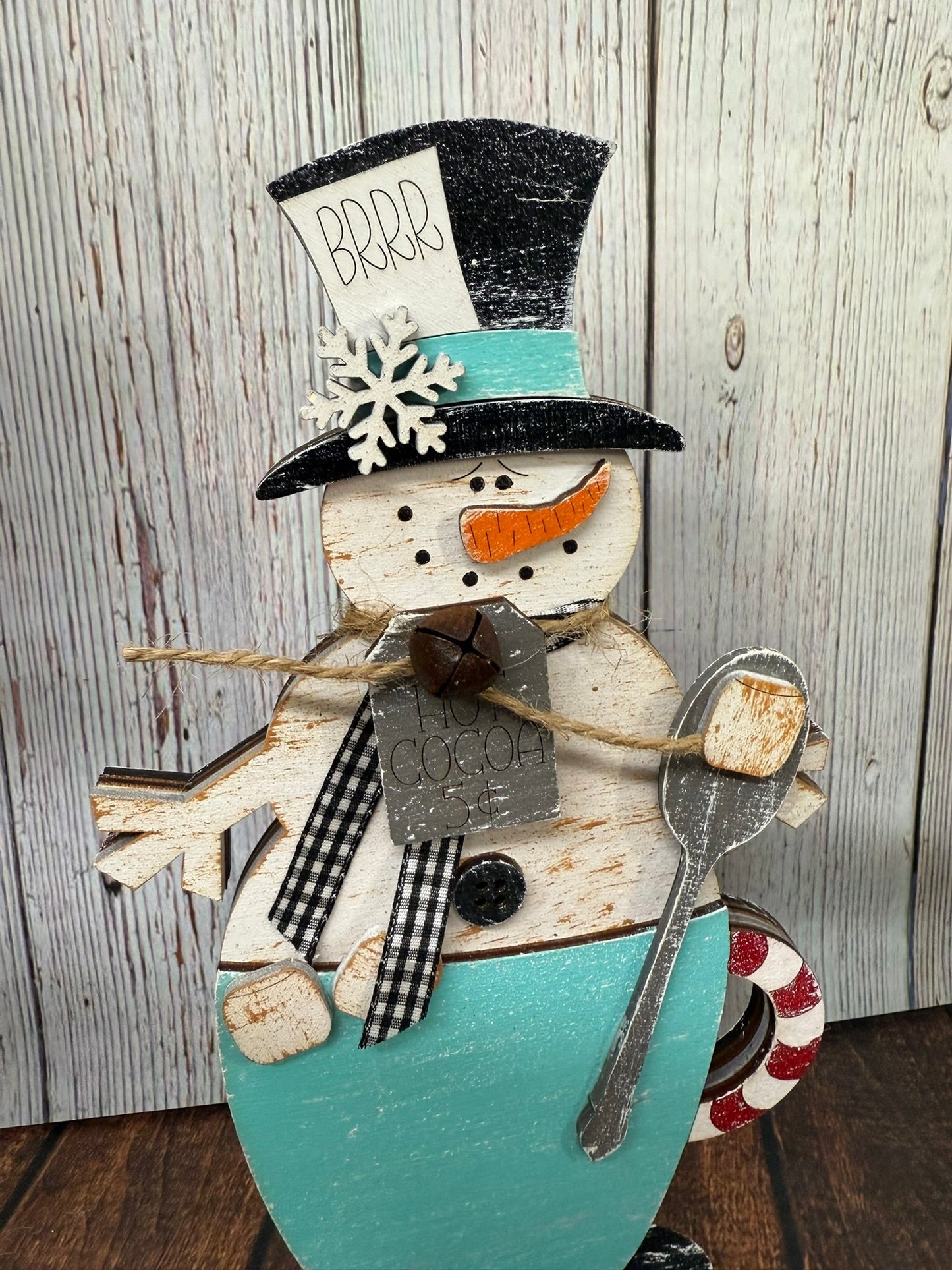 Hot Cocoa Snowman - Nifty Decor & More