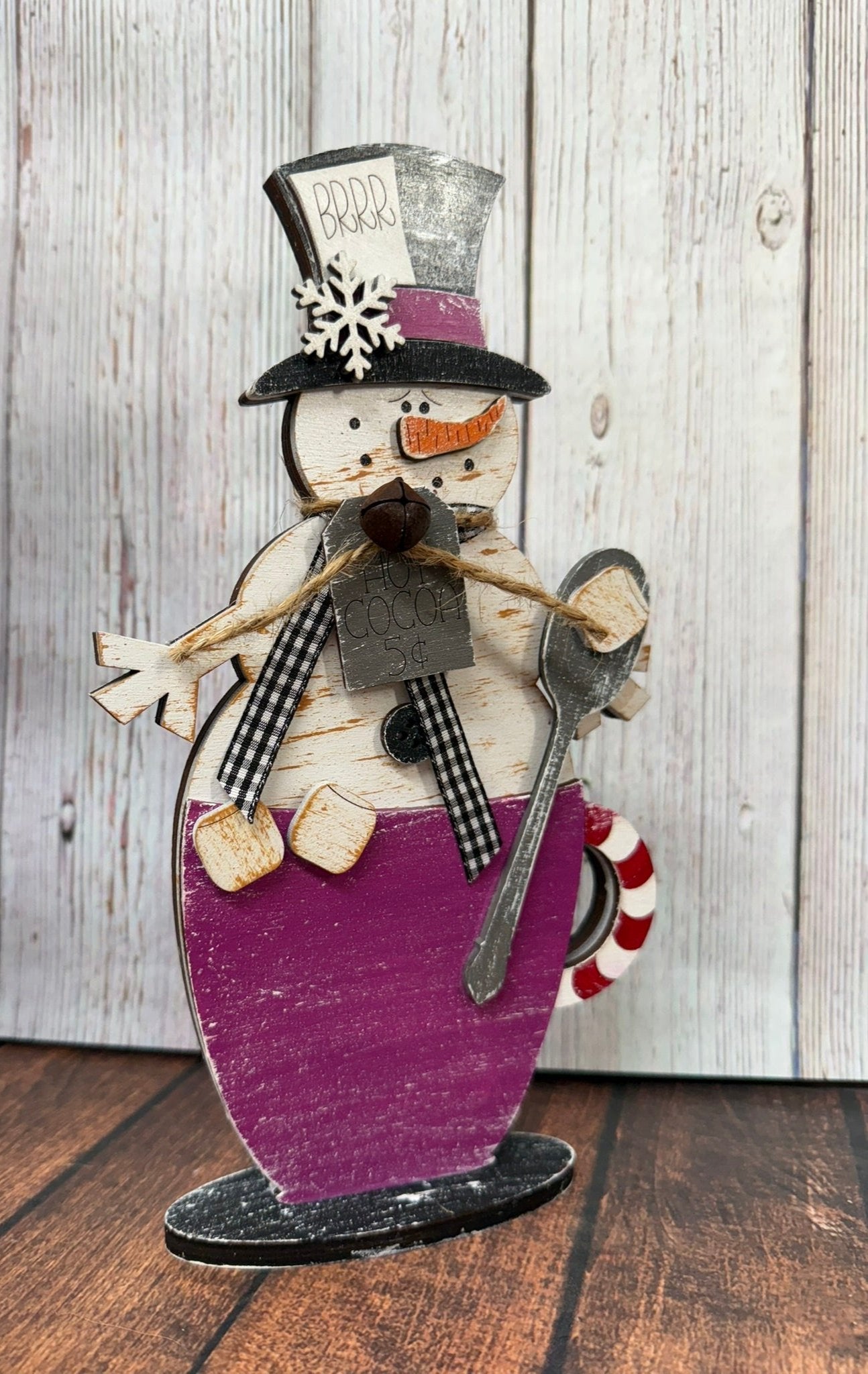 Hot Cocoa Snowman - Nifty Decor & More