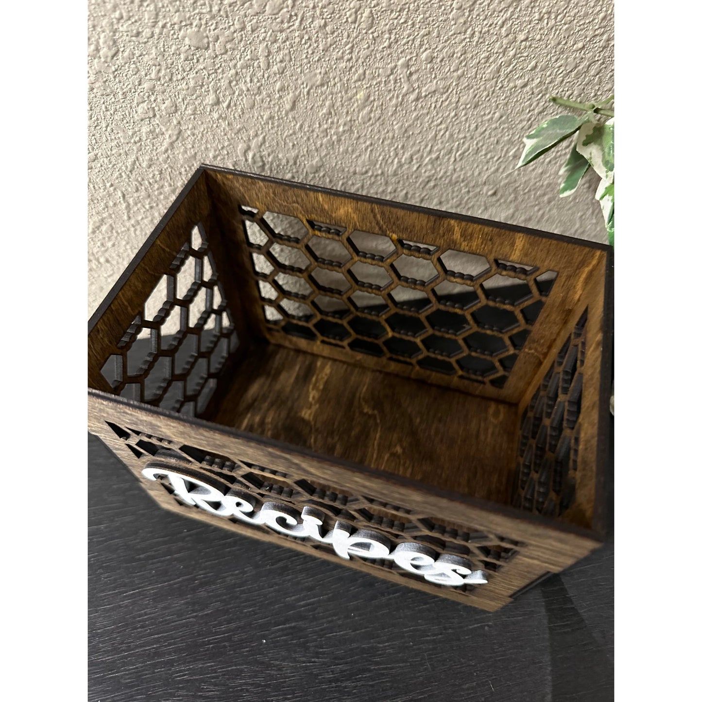 Farmhouse Recipe Box Farmhouse Table Decor