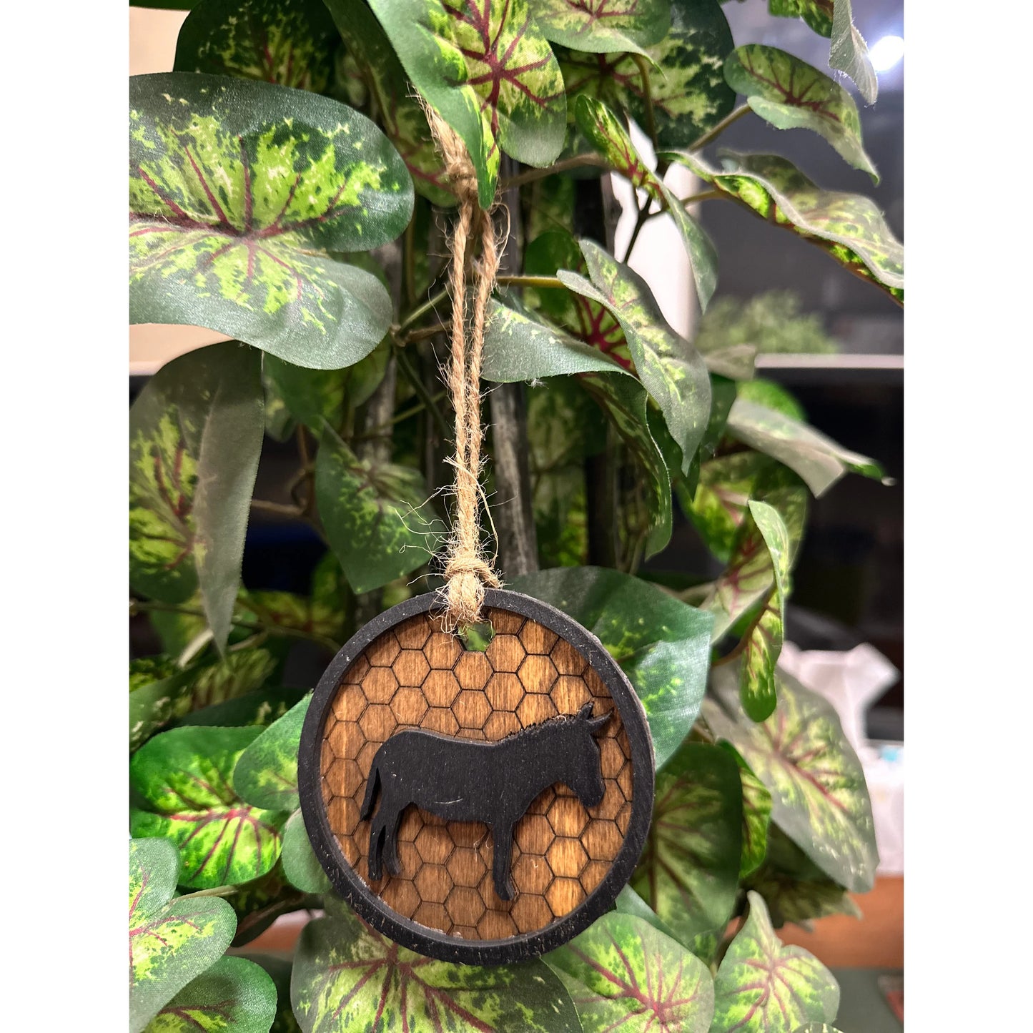 Barnyard Animal Ornaments Christmas Ornament Donkey