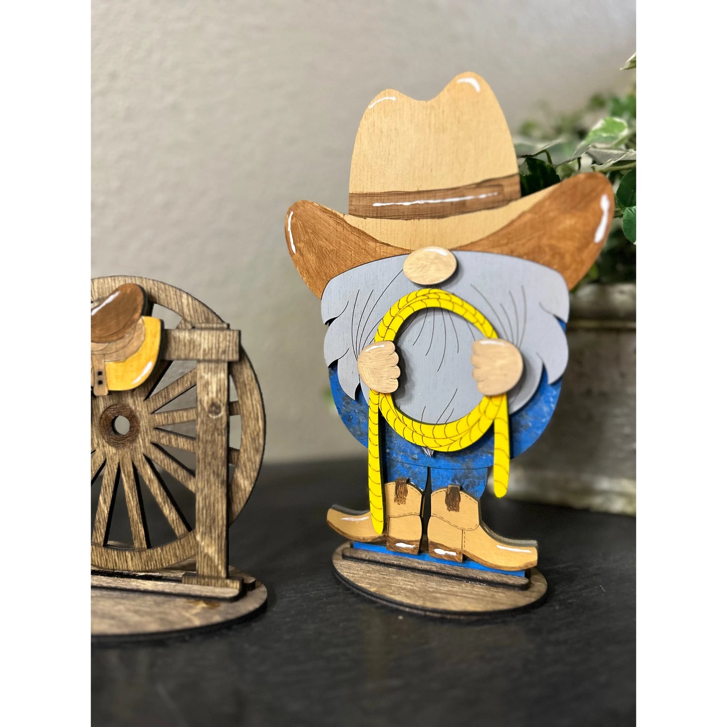 Cowboy & Cowgirl Gnomes Table decor
