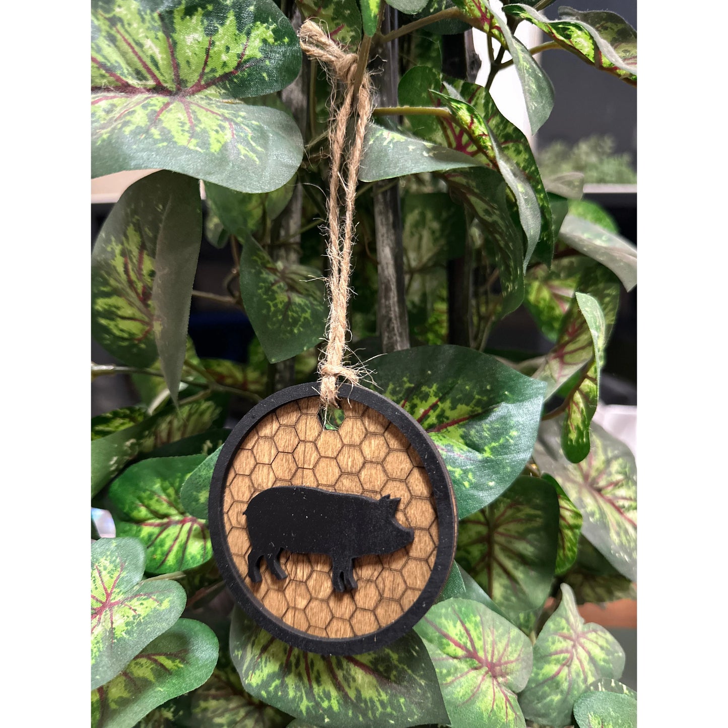 Barnyard Animal Ornaments Christmas Ornament Pig